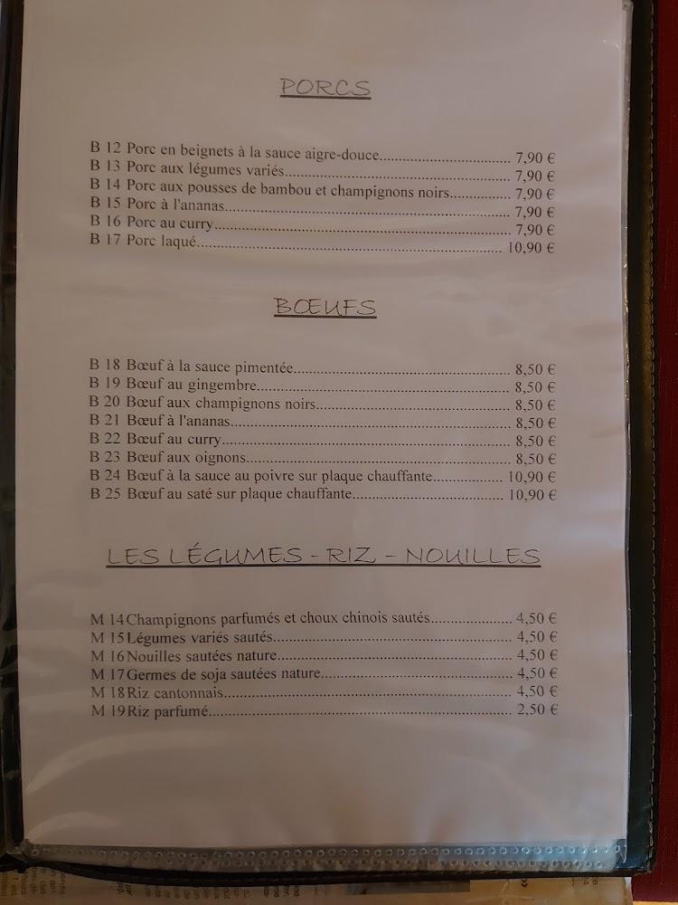 Le Pékin - Menu Image 2